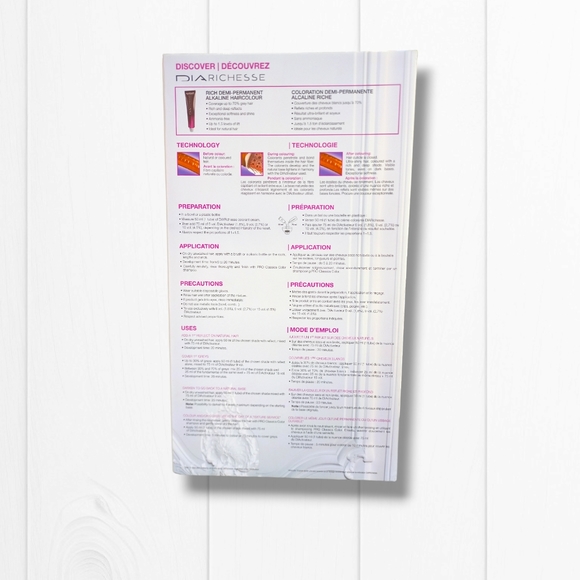 L'Oreal Professionnel DIARichesse 2 Tubes Ammonia-Free 5RVC Intense  Mahogany - Picture 16 of 16